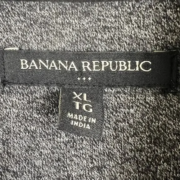 Banana republic lightweight jacket men’s XL full zip sweatshirt type mock collar - Picture 5 of 5